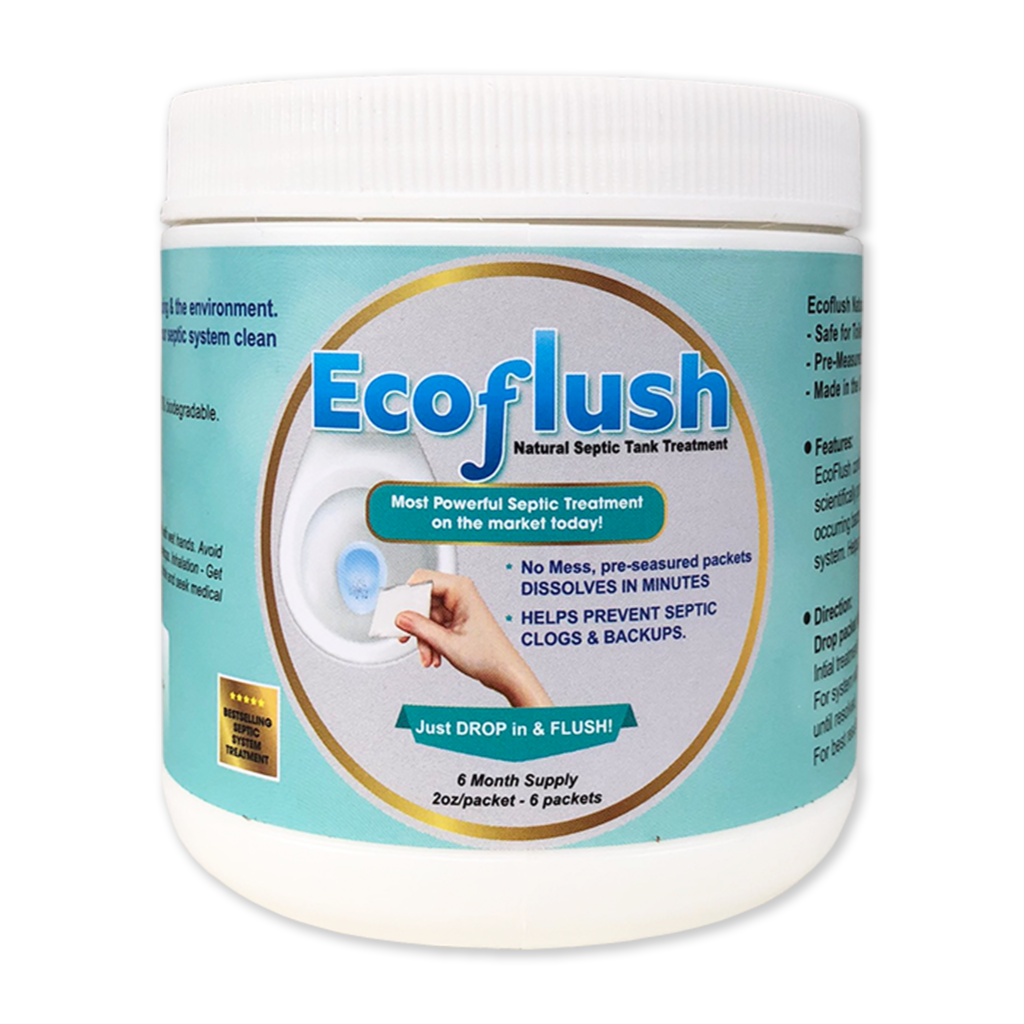 Ecoflush 益生菌疏通马桶，满水槽 – 每盒 6 包