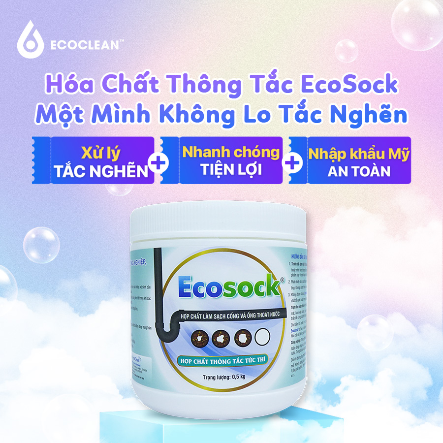 Ecosock 下水道疏通粉-极强疏通-盒装0.5kg