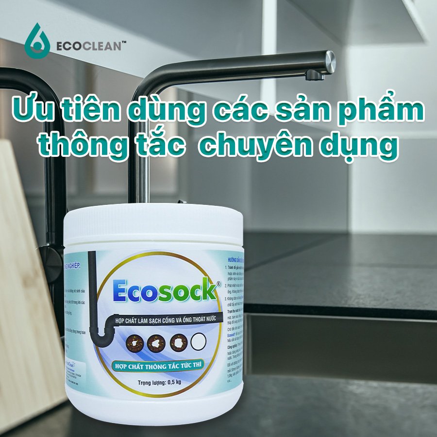 Ecosock 下水道疏通粉-极强疏通-盒装0.5kg