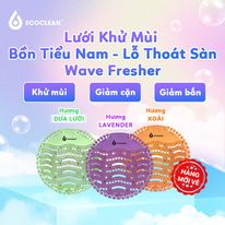 Lưới Khử Mùi Bồn Tiểu Nam, Ống Cống – Wave Fresher USA