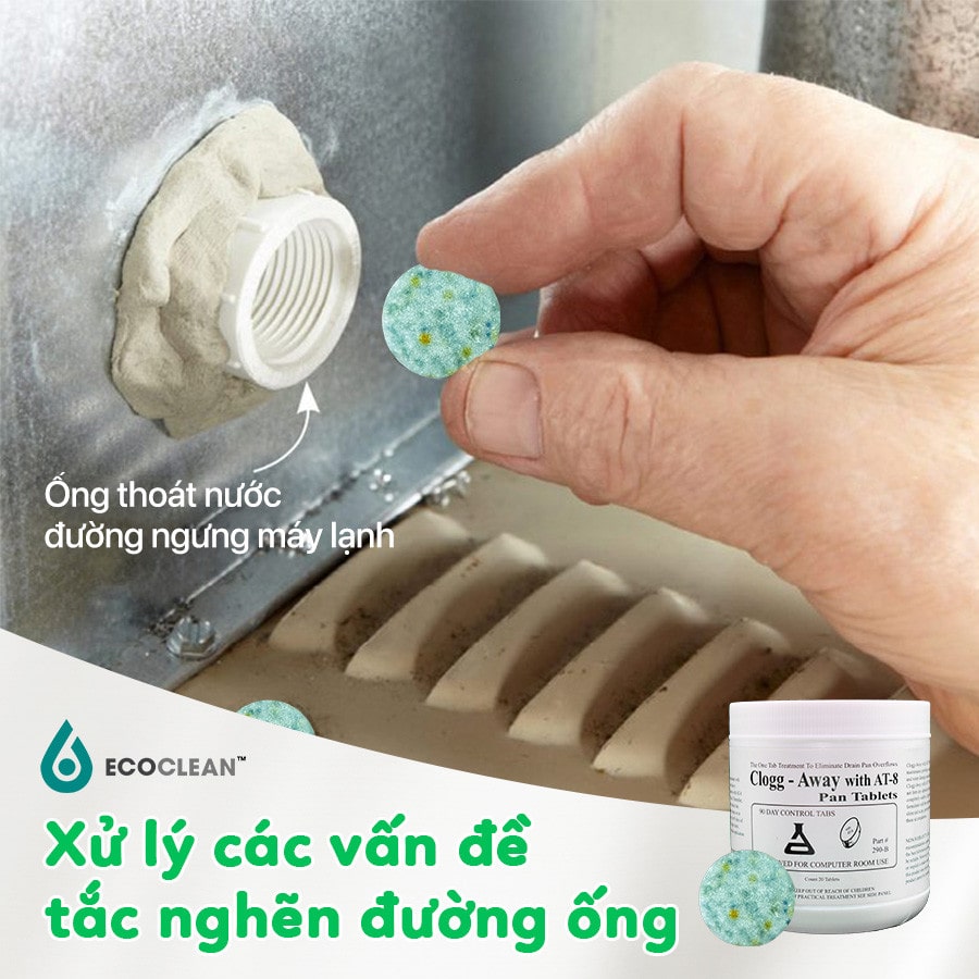 Thông Tắc Đường Ngưng Máy Lạnh – Clogg Away
