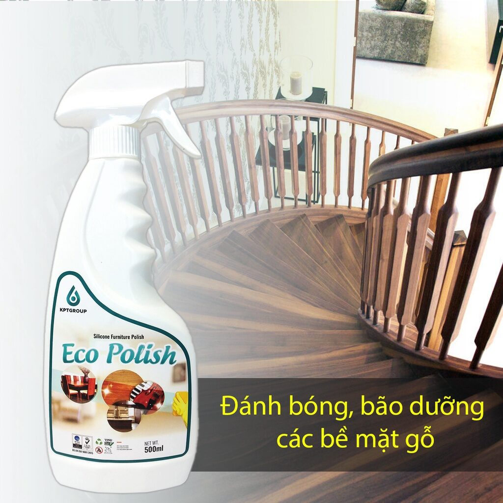 Đánh Bóng Nội Thất Gỗ – Dung Dịch Eco Polish (500ml)