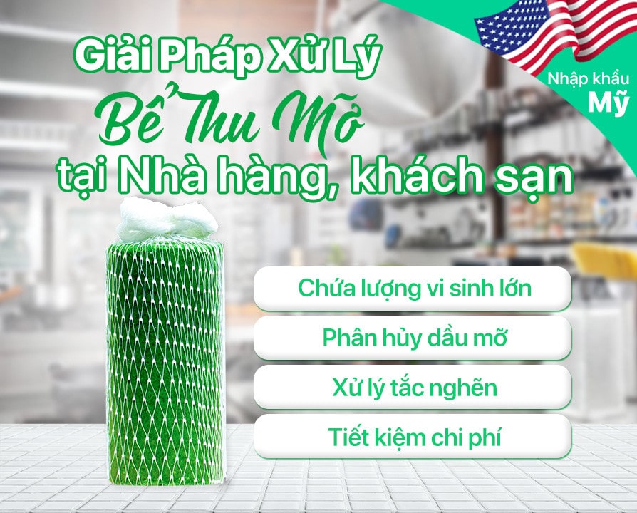 Vi Sinh Ăn Mỡ EcoRope (Dạng Khối) - Dùng Trong Bể Mỡ, Hố Thu - EcoClean  Vietnam
