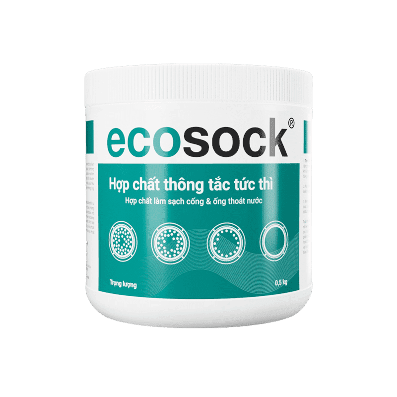 Bột thông cống EcoSock nhập khẩu Mỹ 500gr