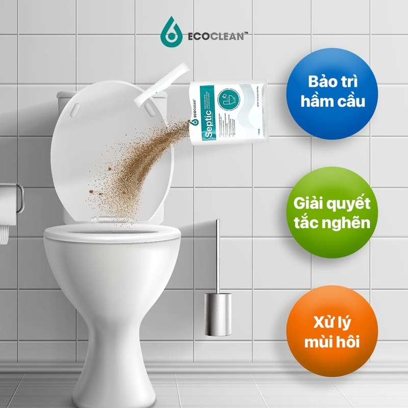 Vi sinh thông tắc EcoClean Septic