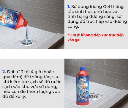 Gel thông cống Aikomi Nhật Bản 1 lít