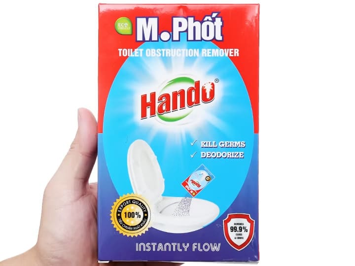 Tham khảo bột thông bồn cầu hiệu Hando
