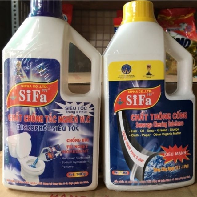 Nước thông bồn cầu của hãng Sifa