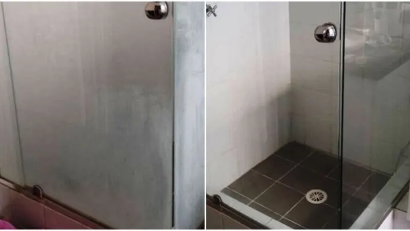 Hướng dẫn chi tiết cách tẩy cặn canxi trên kính nhà tắm sạch bong kin kít
